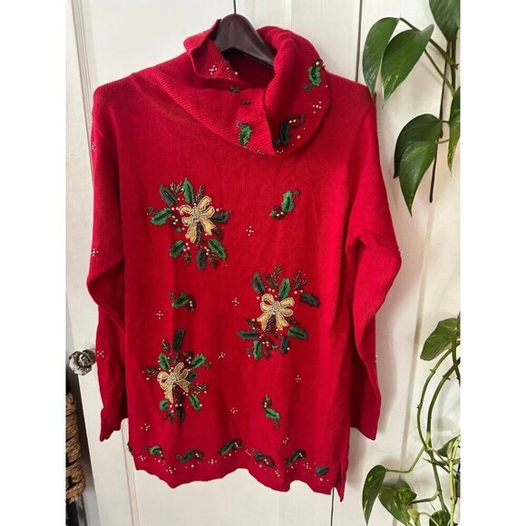 Victoria Jones women’s size medium Christmas sweater - Picture 2 of 11
